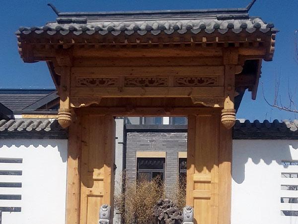 中式仿古門樓_仿古門樓施工_仿古門樓-保定智匠園林古建筑工程有限公